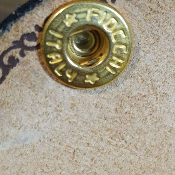 Fiocchi Italy Genuine Leather Snap Coin Pouch Holder w/ Strap - Picture 9 of 11